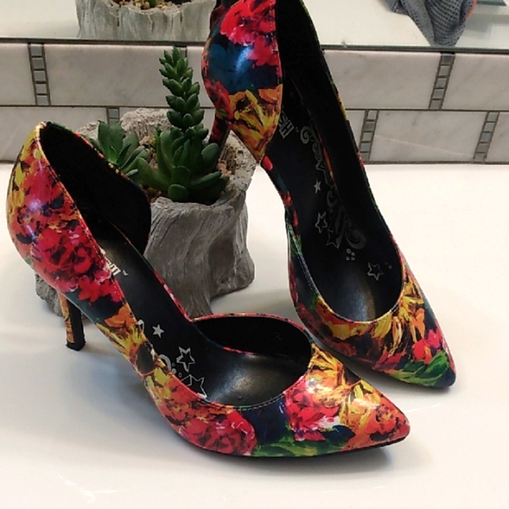 Brash Floral Women's Heels